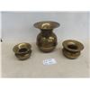 Image 1 : 3x Brass Spittoons 