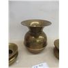 Image 2 : 3x Brass Spittoons 