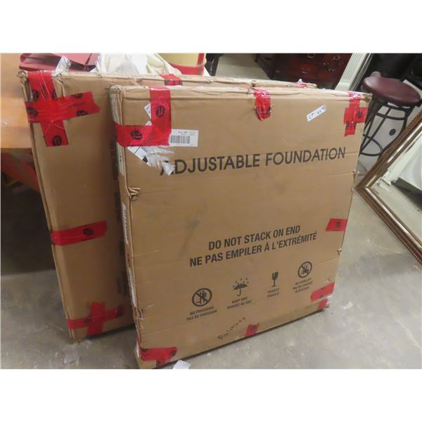 2x Adjustable Foundation In Box 