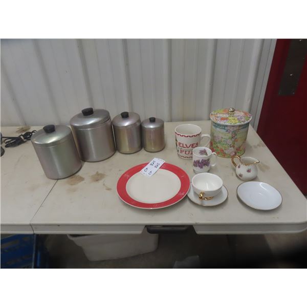 Retro Canister Set, Some China 