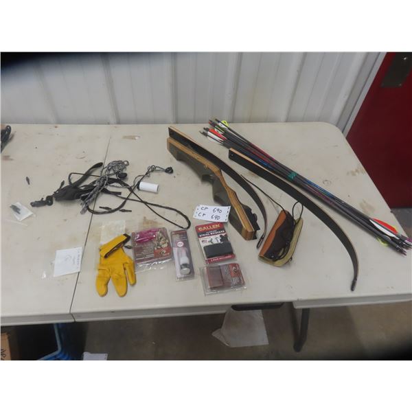 Gage New Bow + Accessories + Arrows 