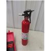 Image 2 : Set of Magnetic Road Caution Reflectors + Fire Extinguisher 