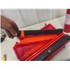 Image 5 : Set of Magnetic Road Caution Reflectors + Fire Extinguisher 
