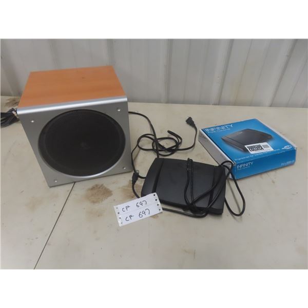 Infinity Foot Control + Logitech 23 Amp 