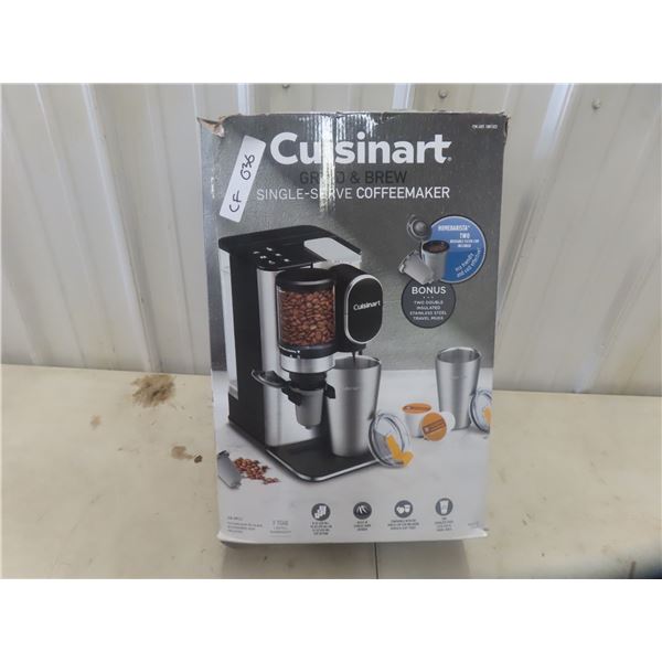 Cuisinart Coffee Maker New or Store Return Grind + Brew 