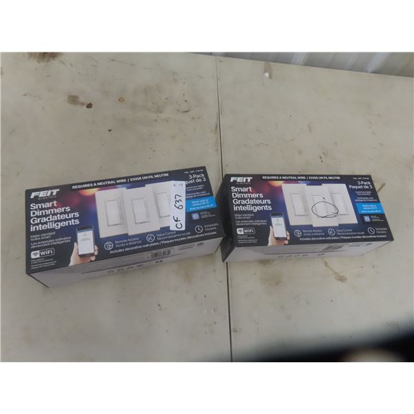 Feit Smart Dimmer 2x 3 Packs New or Store Return