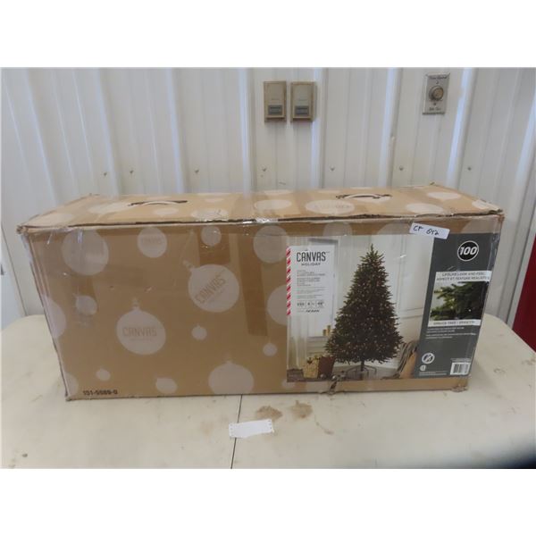 Canvas Indoor 6 1/2 Ashley Signature Tree with Lights 