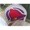 Image 1 : Light Up Bell 35" x 40" Taco Bell Sign 