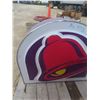 Image 4 : Light Up Bell 35" x 40" Taco Bell Sign 