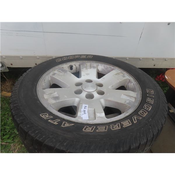 4 Rim GMC Tires 275/SSR 20 - Valve in Rims not Tires 