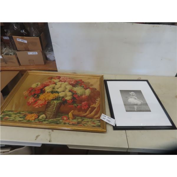 2 Pictures 1) 24"x30" 1) 21"x17"