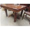 Image 8 : Antique Table - 5 Legs 4 Chairs 28"x42"x42"