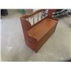 Image 4 : Wood Entrance Bench with Storage Underneath 42" Wide 