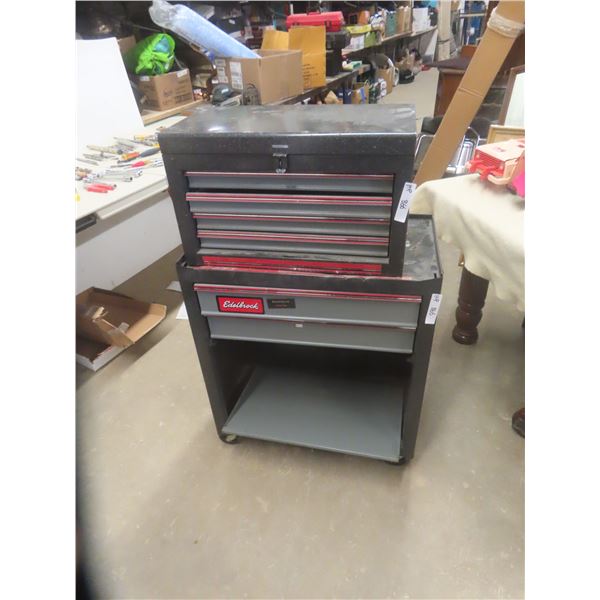 Rolling 2 Piece Tool Cabinet 44"x26"x14"