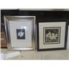 Image 1 : 2 Framed Floral Pictures 