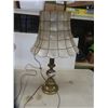 Image 2 : 2x Brass Table Lamps 