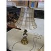 Image 3 : 2x Brass Table Lamps 