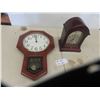 Image 1 : Ansonia Westminster China Regulator Clock + Linden Westminster Mantle Clock 