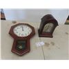 Image 2 : Ansonia Westminster China Regulator Clock + Linden Westminster Mantle Clock 