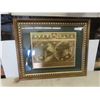 Image 1 : Framed Blaeu Wall Map 28"x34"