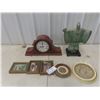 Image 1 : Mantle Clock, Buddha Figurines, Pictures 