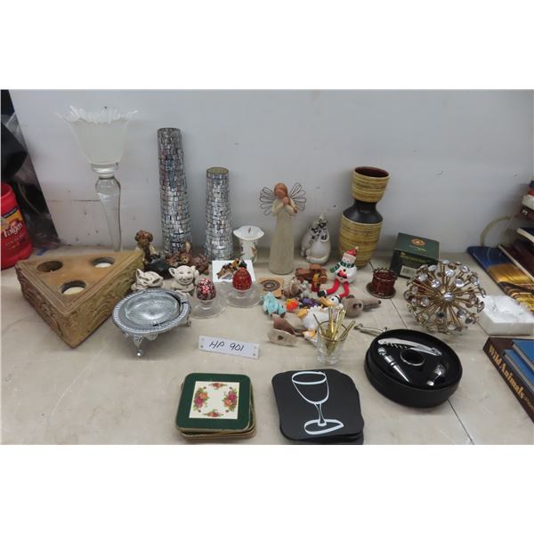 Candles, Vases, Candles, Coasters, Shelf Décor