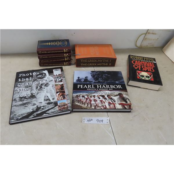 Books UFO's, ET's, The Greek Myths, Pearl Harbor