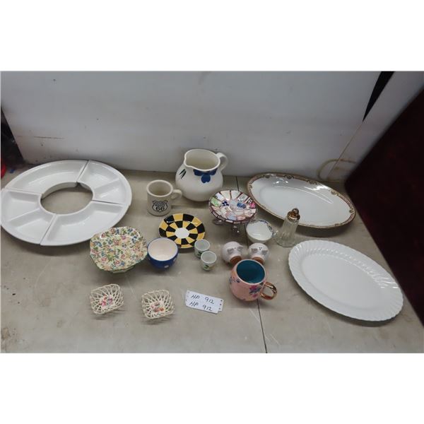 China Platters, Route 66 Mug, Piggy Salt Pepper Shakers and More