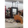 Image 1 : Kitchen Pot Hanger, 1/2 Moon Shelf and Mirror 31x20