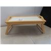 Image 1 : Breakfast In Bed Tray w/ Folding Legs 