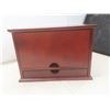 Image 6 : Solid Wood Cherry Finish Table Top Organizer