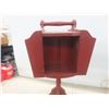 Image 4 : Antique Swivel Magazine Rack 29"x15"x13"