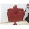Image 5 : Antique Swivel Magazine Rack 29"x15"x13"