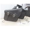 Image 1 : Pair of Motorcycle Saddle Bags - Good Condition 