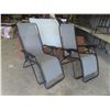 Image 1 : 2 Zero Gravity Lawn Chairs 