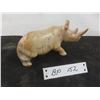 Image 1 : Vintage Soap Stone Rhino 4"x 8"x3"