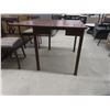 Image 2 : Wood Table with 4 Chairs + 2 Leafs 30"x38"x20" Extends Up To 40" with 2 -12" Leafs 