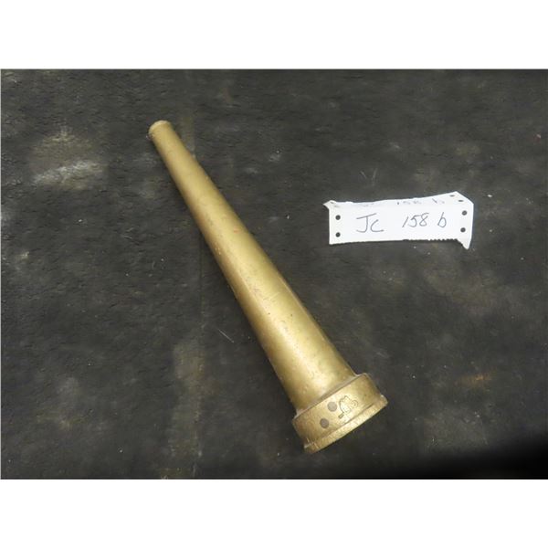 Brass Fire Nozzle 10"