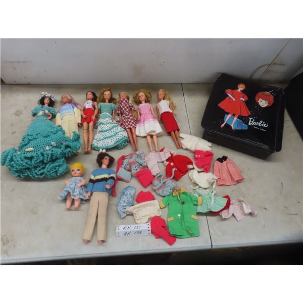 Barbie Case, Barbie Style Dolls + Clothes 