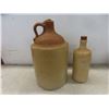 Image 4 : Stoneware Crocks: Finger Jug, Hudson Bay Rye Whiskey + 