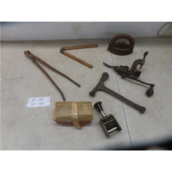 Antique French Shot Gun Cartridge Shell Press Reloader,