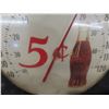 Image 3 : Coca Cola Thermometer 12" Diameter Small Crack