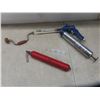 Image 1 : Air Grease Gun Manual Drill + Fire Extinguisher 