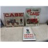 Image 1 : 2 Modern Metal " Case" Signs 16"x12" + Framed Case Sign 13"x8"
