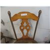 Image 11 : 4 Wood + Cast Dining Room Chairs with Upholstered Seats 