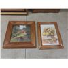 Image 6 : 11 Vintage Framed Pictures Largest 14"x11" 