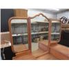 Image 3 : Wood Vanity Dressing Table with Tri Mirror + 