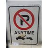 Image 1 : No Parking Street Sign 24"x18"