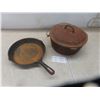 Image 1 : Cast Iron Fry Pan + Dutch Oven McClary No.9 