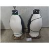 Image 1 : 2 Penguin Blow Molds 32" Tall 